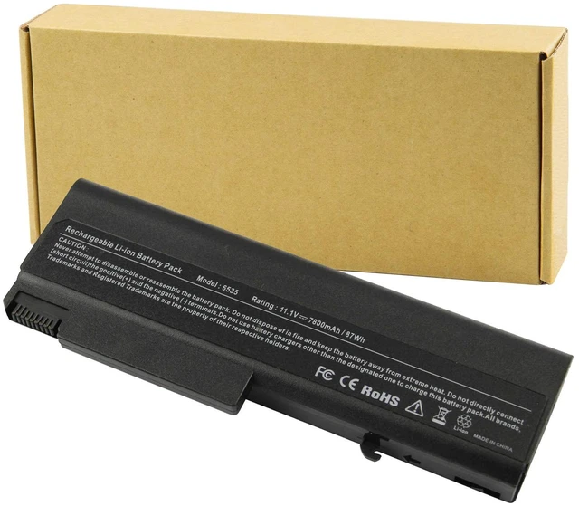 Main image of 9Cell Extended 7800mAh Battery for HP EliteBook 8440P 6930P 8440W / ProBook 6550B 6455B / Compaq 6730B 6735B 6700B 6500B 6535B 6530B, fits P/N 482962-001 HSTNN-UB69 KU531AA