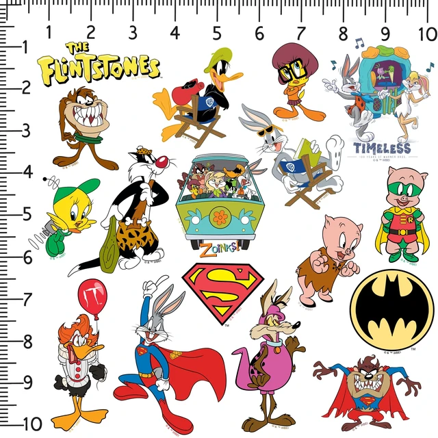 Alt view image 2 of 6 - WB 100 Looney Tunes Mashup 200 Sticker Pack Waterproof Vinyl Decals Officially Licensed Looney Tunes Stickers Great for Water Bottles, Skateboards, Luggage, Laptops, Bumpers & Cars