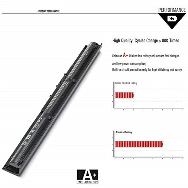 Alt view image 4 of 6 - V104 Battery for HP Pavilion Beats Special Edition 15-P 15-p390nr 15-p030nr VI04 756480-541 756743-001 for 15Z-P 17-P 17-F 15-p390nr 15-p030nr 15-p008au p016au p099no15-p071nr 15-k020us