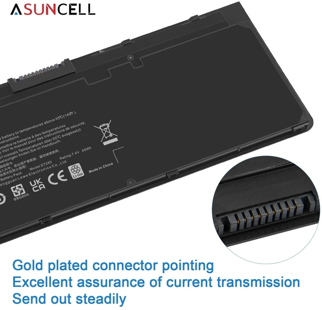 Alt view image 5 of 7 - Laptop Battery Replacement for Dell Latitude 12 7000 Sereis E7240 E7250 Ultrabook, 45Wh 7.4V