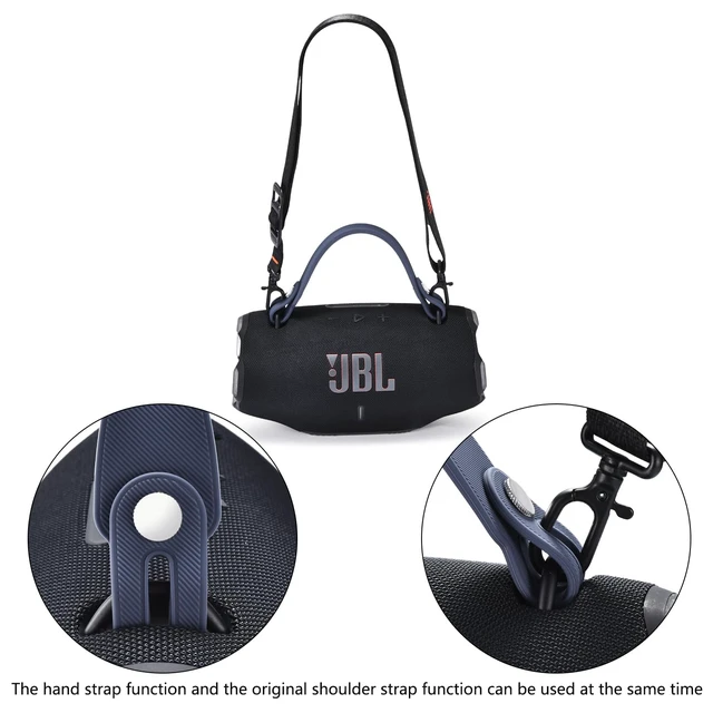 Alt view image 3 of 7 - Carrying Handle Strap for JBL Xtreme 5/Xtreme 4/Xtreme 3/Xtreme 2 Silicone Hand Strap Handle Grip for JBL Xtreme 5/4/3/2 Portable Speaker, Removable Accessories, Carrying Travel Outdoor, Blue