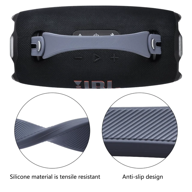Alt view image 4 of 7 - Carrying Handle Strap for JBL Xtreme 5/Xtreme 4/Xtreme 3/Xtreme 2 Silicone Hand Strap Handle Grip for JBL Xtreme 5/4/3/2 Portable Speaker, Removable Accessories, Carrying Travel Outdoor, Blue