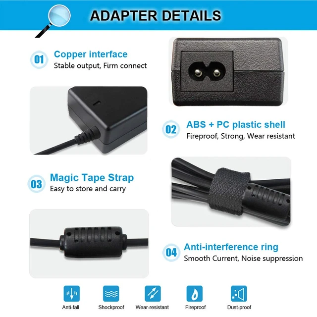 Alt view image 4 of 7 - 90W 19.5V 4.7A AC Charger Compatible with Sony VAIO VGP-AC19V37 VGP-AC19V10 VGP-AC19V12 VGP-AC19V19 VGP-AC19V20 VGP-AC19V67 VGP-AC19V32 VGP-AC19V41 VGP-AC19V48 PCG-3J1L PCG-61411L PCG-7162l PCG-7Y2L