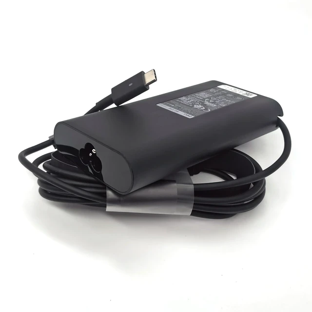 Alt view image 7 of 7 - Laptop Charger 90W Watt USB Type C GAN, Latitude 5500 5501 5511 5520 5521 5530 5531 7520 7530 AC Adapter, Black, LA90PM170