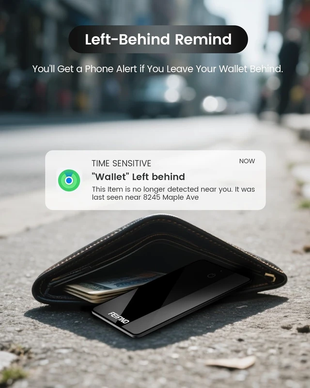 Alt view image 4 of 7 - 2026 MFi Certified Wallet Tracker Card (iOS Only), Work with Apple Find My Rechargeable Bluetooth Smart Wallet Finder and Item Tracker for Luggage Tags, Bags, Passport, Purse, IP68 Waterproof
