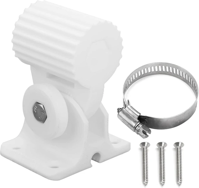 Main image of Wall Mount Bracket for Ubiquiti NanoStation NS-5AC & LTU Lite Fits for Ubiquiti NanoStation NS-5AC, Loco M2/M5 & LTU Lite, Adjustable Outdoor PLA Mount, UV-Resistant White
