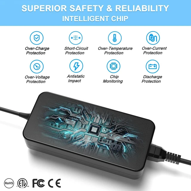 Alt view image 5 of 7 - Replacement for MSI 280W 230W 180W Charger Compatible with MSI GE75 Raider GE75VR GE73 GE73VR GE65 GE63 GE63VR GL63 GL65 GL75 GP75 Leopard Alpha 15 17 A4DEK ADP-280BB B Laptop Charger