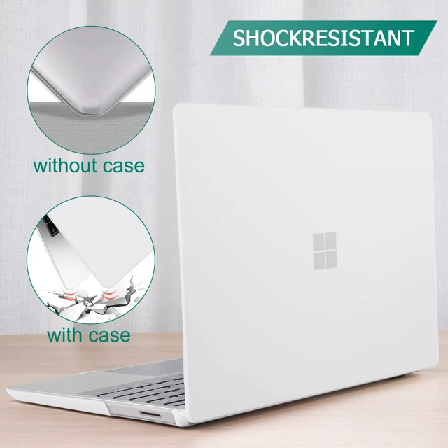 Alt view image 7 of 7 - Compatible with Microsoft Surface Laptop Go 3 Go 2 Go 1 12.4 Inch Model 1943 2013 (2023 2022 2020 Release), Plastic Hard Shell Case with Screen Protector + Keyboard Cover, Matte Clear