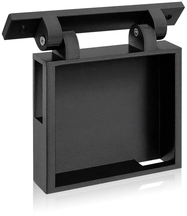 Main image of Under Dash Screen Mount Fit for Holley EFI 3.5In Screen Sniper Terminator X Hinged Vehicle Mounting Brackets, 180 Degree Adjustable, Without Blocking Driving View