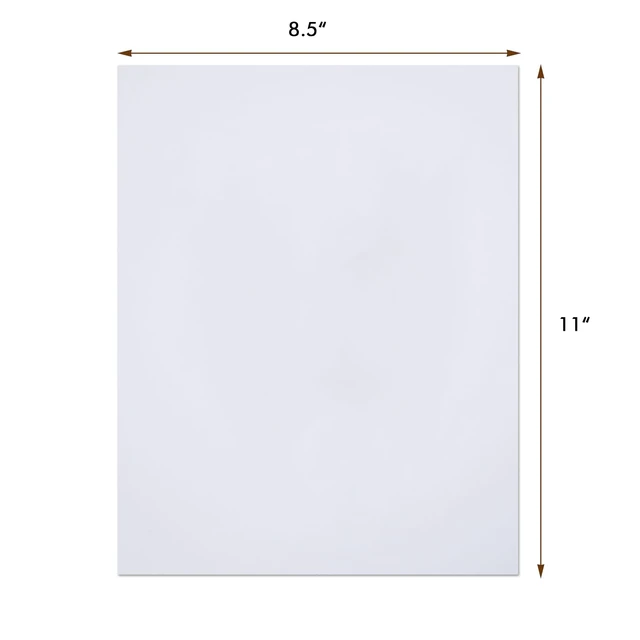 Alt view image 3 of 7 - 25 Pack 8.5x11 Mat Boards, 4-Ply Acid-Free Backing Boards Ideal for Framing Photos, Art Prints, Paintings, Posters and DIY Craft Projects
