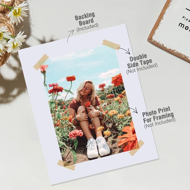 Alt view image 6 of 7 - 25 Pack 8.5x11 Mat Boards, 4-Ply Acid-Free Backing Boards Ideal for Framing Photos, Art Prints, Paintings, Posters and DIY Craft Projects