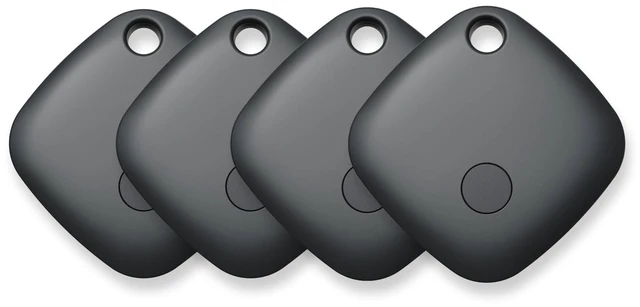 Main image of Air Tracker Tags-4 Pack, Bluetooth Tracker Works with Apple Find My APP (iOS Only, Not for Android), Keys Finder, Item Locator for Keys, Luggage, Backpack, Bags, Wallet, Replaceable Battery