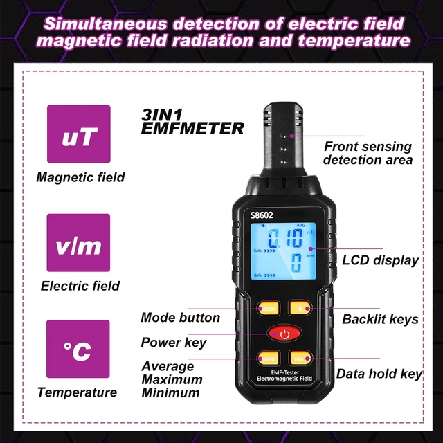 Alt view image 3 of 6 - 6 Pcs Ghost Hunting Equipment Kit for Paranormal Enthusiasts Complete Paranormal Investigation Tools, Ghost Hunting Box, 1 EMF Meter, 1 EVP Voice Recorder, 2 LED Balls, 1 Speaker Set