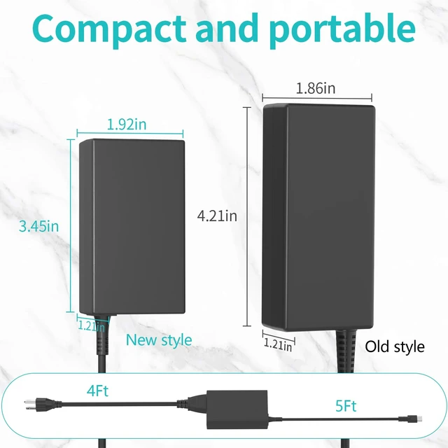 Alt view image 5 of 7 - 65W USB C L67440-001 Laptop Charger Compatible with HP EliteBook 830 840 G8 G9, Probook 440 450 G10, Envy x360 15 & Spectre x360, L65505-002 Type C Fast Charging Power Supply Adapter