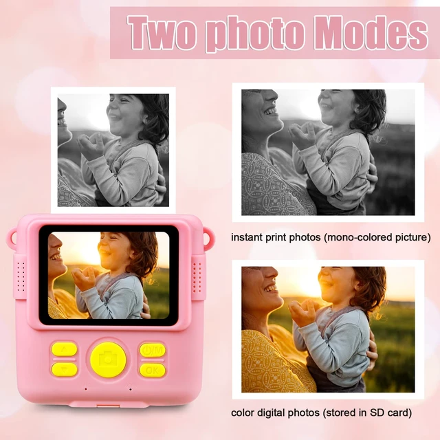 Alt view image 3 of 7 - Kids Camera Instant Print Paper, BPA-Free & Safe Paper for Kids Camera, Thermal Print Clearly Without Ink, Easy for Children to Tear, Long-Term Clear Display, 6 Rolls for Printing About 720 Photos