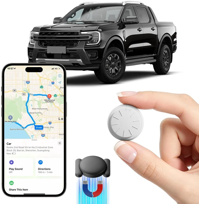 Main image of GPS Tracker for Vehicles, 1PCS Real Time GPS Tracker, Work with Find My (iOS Only), MINI Car Tracker Device Hidden for Vehicle, No Monthly Fee, Magnetic, Waterproof