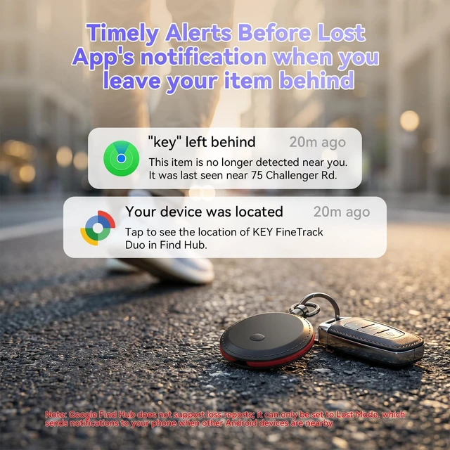 Alt view image 4 of 7 - ARTMU 4 Pack Air Tracker Tags Works with Apple Find My & Google Find Hub(iOS and Android),IP68 Waterproof Replaceable Battery,Key Finder Item Locator Smart Tag for Keys,Bag,Luggage