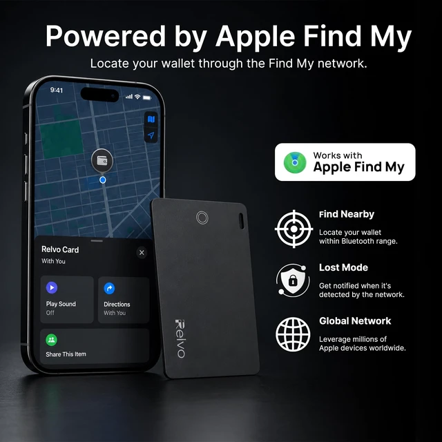 Alt view image 4 of 7 - Apple find My Wallet Tracker Card, Apple Wallet Airtag Card, Slim Rechargeable Finder for Wallets, Bags, Passport Holders and Everyday Essentials