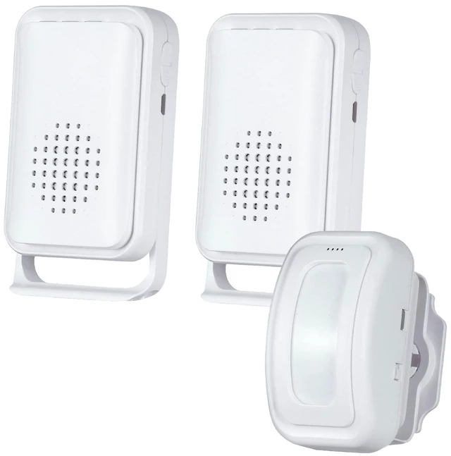 Main image of Wireless Motion Sensor Door Chime: Business Entry Doorbell Indoor Motion Detector Buzzer Monitor for Store Home Entrance Alert Bell, Bed Alarm for Elderly - LED Indicator & Vibration