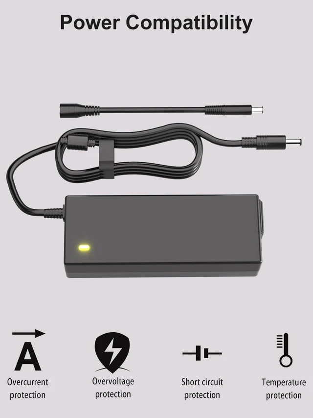 Alt view image 6 of 7 - 90W Power Supply Compatible with Dell Optiplex Micro/All-in-One Desktop for Micro 9020 7010 7020 7040 7050 7060 7070 7080 7090 5070 5080 5090 3050 3060 3070 for 24/27 All-in-One EC24250 EC27250