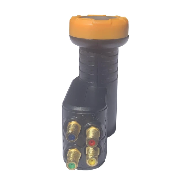 Alt view image 3 of 7 - Universal Quattro FTA KU Band LNB LNBF 0.1dB Design for Multiswitch Wth Gold-Plated Contacts LTE Filter Get Best Satellite Reception Linear Satellite Dish 4 Port 3D 4K (for Mulitiswitch)