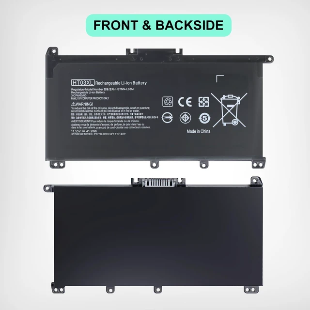 Alt view image 3 of 7 - HT03XL L11119-855 Laptop Battery for HP Pavilion 15-DA 15-DB 15-DW 15-CS 15-DY Series, 14-CE 14-CF 14-DF 14-DQ 14-DK Series, 17-by 17-CA Series