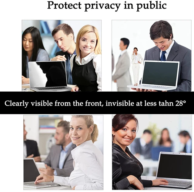 Alt view image 4 of 7 - Privacy Screen Protector Designed for Lenovo ThinkPad X1 Carbon Gen 10 touch 14" Laptop Anti Spy Film Matte Anti Spy Film TPU Guard Protectors Sticker