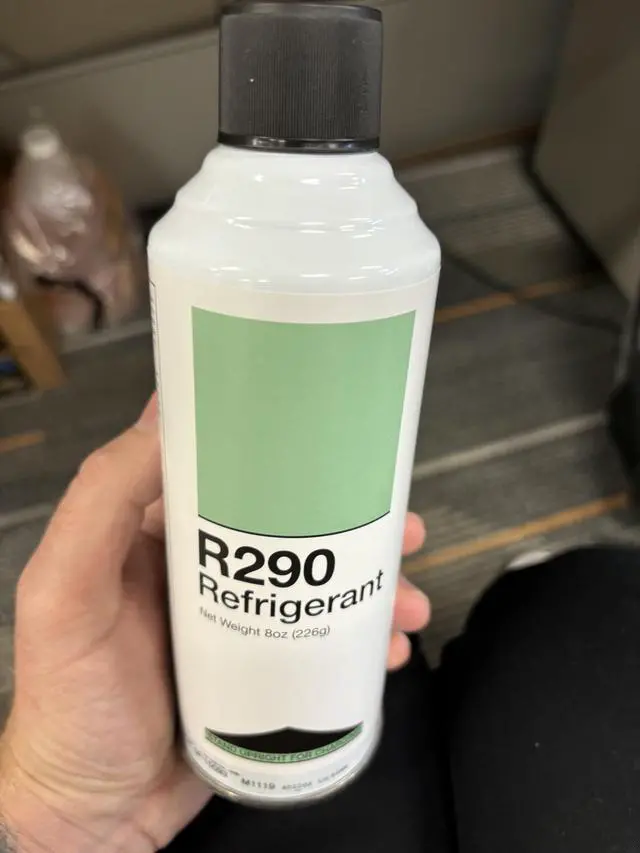 Main image of R290 for HVAC for Use in an 8oz Self-Sealing Container (3 Pack)