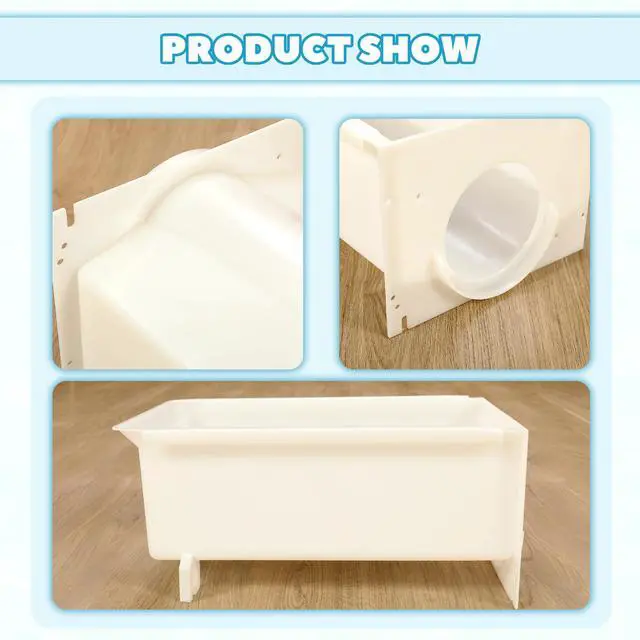 Alt view image 3 of 6 - W10850492 Refrigerator Ice Container Compatible with Whirlpool Amana Maytag Kenmore Refrigerator Ice Bucket ABS Plastic Replacement for W10670844, W10138193, AP5989704, PS11731153, 4378073