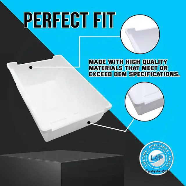Alt view image 2 of 6 - Upgraded Appliance DA61-05300A Ice Cube Container Bucket Tray Compatible with Samsung Refrigerator