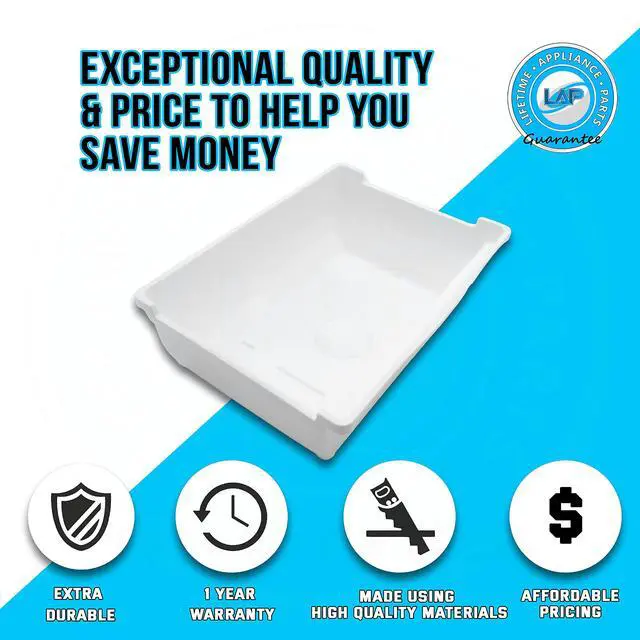 Alt view image 3 of 6 - Upgraded Appliance DA61-05300A Ice Cube Container Bucket Tray Compatible with Samsung Refrigerator