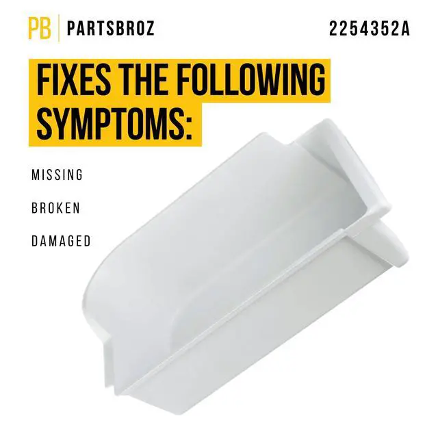 Alt view image 3 of 6 - 2254352A Refrigerator Ice Pan for Whirlpool Kenmore KitchenAid AP4455262 | Also for Maytag, Replaces AH2362118 EA2362118 PS2362118 2254352 1542145 2172640 2176219 W10830848