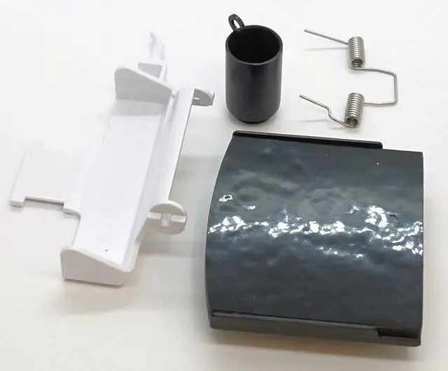 Alt view image 2 of 2 - Choice Part W10823377 for Whirlpool Refrigerator Ice Door Chute Flapper Kit