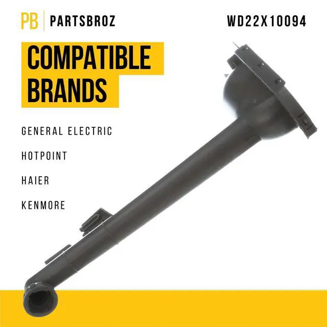Alt view image 2 of 6 - WD22X10094 Dishwasher Middle Conduit Assembly for GE Hotpoint Haier 3028687 | Replaces AP5669715 PS6883615 WD22X10090