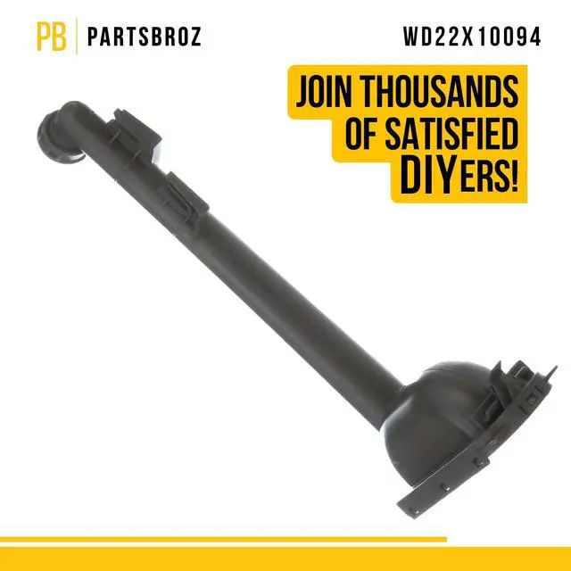 Alt view image 5 of 6 - WD22X10094 Dishwasher Middle Conduit Assembly for GE Hotpoint Haier 3028687 | Replaces AP5669715 PS6883615 WD22X10090