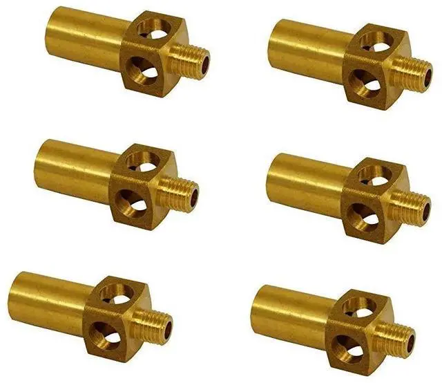 Main image of Brass Replacement Tips Nozzles for Jet Burner - Pack of 6 (16 Tips NP)