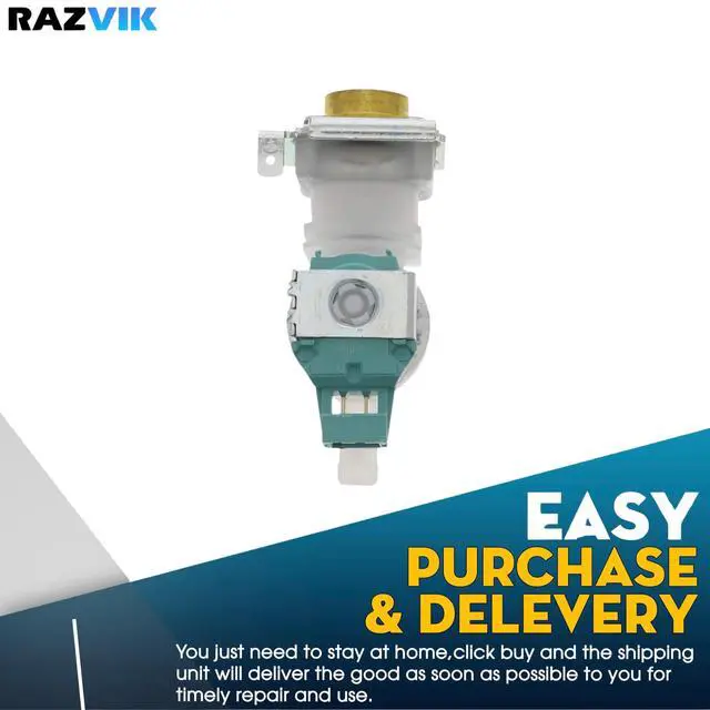 Alt view image 4 of 5 - Water Inlet Valve Replacement For Bosch SHX3AR75UC/07 SHX3AR76UC SHX3AR76UC/06 SHX3AR76UC/07 SHX43R52UC SHX43R52UC/64 SHX43R55UC SHX43R55UC/64 SHX43R56UC SHX43R56UC/64 Dishwasher