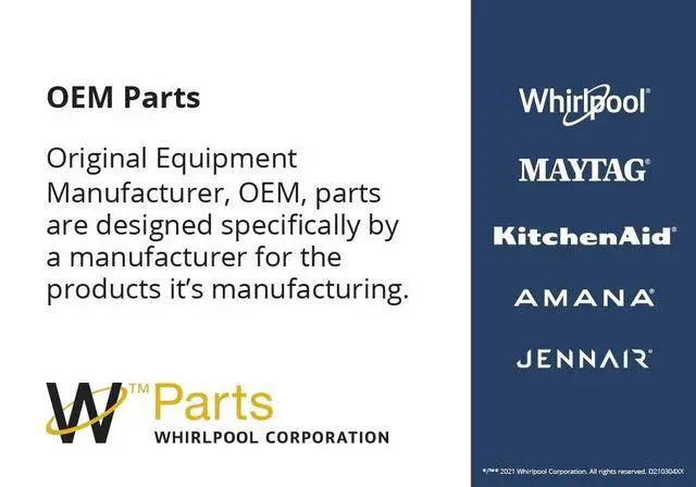 Alt view image 4 of 4 - WP8269145 Genuine OEM Dishwasher Mounting Bracket Replacement Part - Replaces 8269145