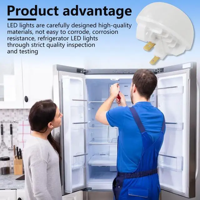Alt view image 5 of 6 - W11602886 AP7192759 AP6986570 Freezer LED Light Bulb For Whirlpool Kenmore Amana Maytag Refrigerator Fridge wrs315sdhz05 wrs321sdhz08, Updated