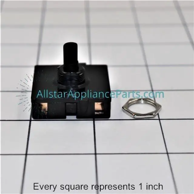Alt view image 4 of 4 - WB24X10130 Push Button Range Vent Hood Light Switch - Black - Manual Operation