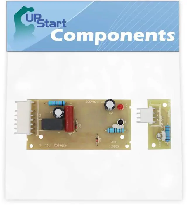 Main image of W10757851 Refrigerator Ice Level Control Board for Whirlpool & KitchenAid | Refrigerators Part Number AP5956767, 4389102, 2198585, 2198586, 2220398, 2220402, 2255114