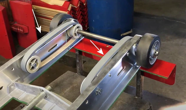 Alt view image 3 of 6 - Yeats Stair Crawler Hand Truck Replacement Belt with Cotter Pins for All Yeats Models - Yeats16