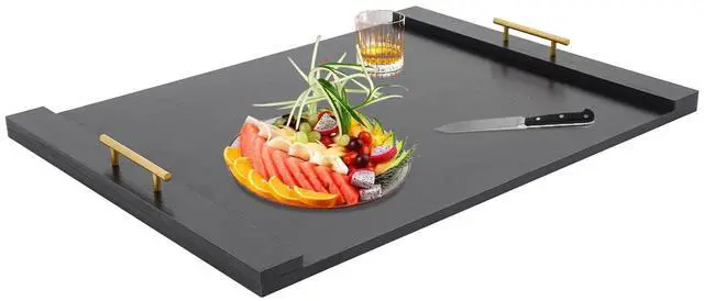 Main image of Noodle Board Stove Cover Electric Stove Top Cover Noodle Board Bamboo Wood with Handles Gas Stove Top Covers Sink Cover Non-Slip Silicone Mats for Counter Space Decorative Tray for Kitchen