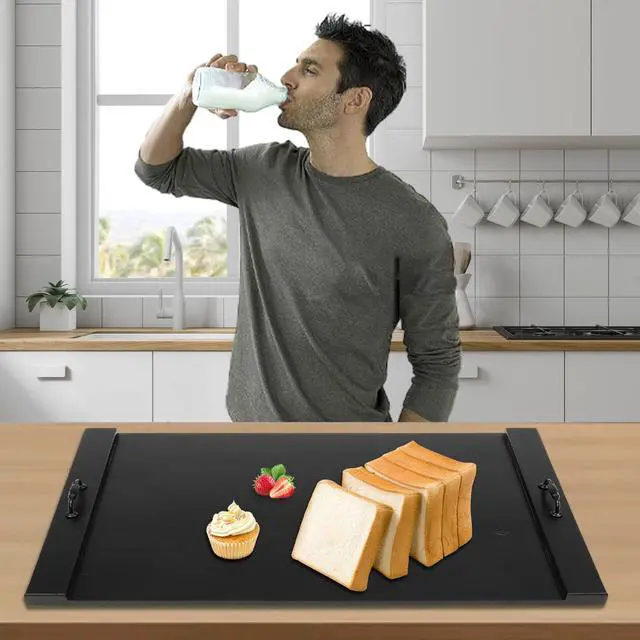 Alt view image 6 of 6 - Stove Top Cover Noodle Board Stove Covers with Built-in Handles Stove Burner Covers Durable Extra Thick Handmade Cookware Decorative Tray for Kitchen