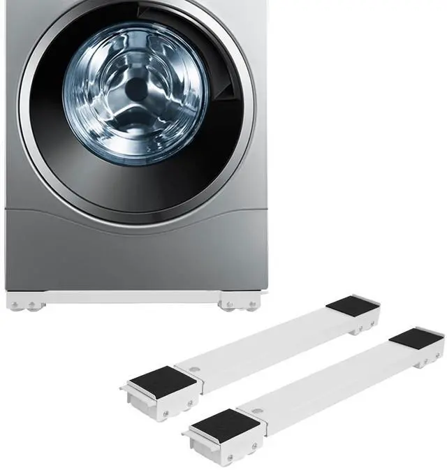 Main image of Appliance Rollers Heavy Duty, Adjustable Mini Fridge Stand 18-28 inch, Extendable Appliance Rollers Mobile Washing Machine Base Easily Move Washing Machines,Dryers, Refrigerators, Furniture
