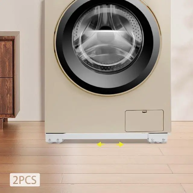 Alt view image 5 of 6 - Appliance Rollers Heavy Duty, Adjustable Mini Fridge Stand 18-28 inch, Extendable Appliance Rollers Mobile Washing Machine Base Easily Move Washing Machines,Dryers, Refrigerators, Furniture