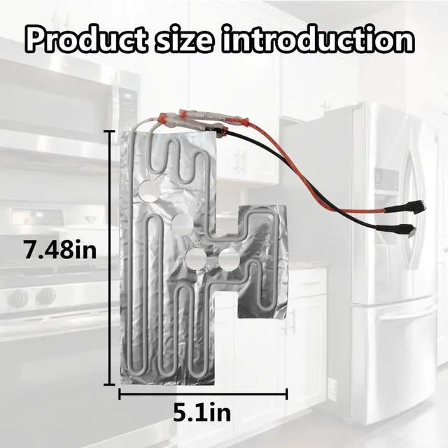 Alt view image 2 of 5 - 2025 Updated 5303918301 Refrigerator Garage Heater Kit for Frigidaire Kenmore 5303918301 AP3722172 PS900213 AH900213