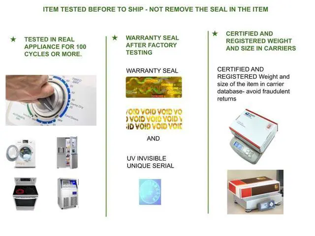 Alt view image 5 of 6 - WR55X24070, WR62X0050, WR62X0080 CKD2X0080X compatible with GE, Hotpoint, Kenmore Refrigerator Compressor Start Relay + Free capacitor fits old number WR55X24070, WR62X0050, WR62X0080