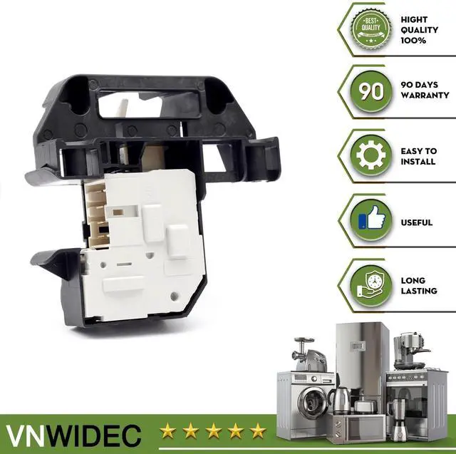 Alt view image 6 of 6 - Washer Door Lid Lock Switch for Kenmore 266.1532412 266.1532413 2661532210 | Fits Kenmore 2661532211, 2661532212, 2661532412, 2671532212, 2671532311, 2671532312, 2671532412, 2671532413, 36361532110