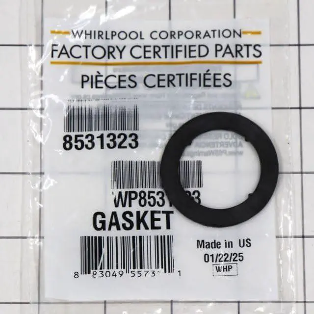 Main image of WP8531323 Dishwasher Water Inlet Gasket